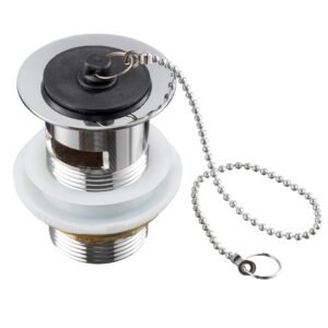 Basin Waste Slotted - 32mm (Plug & Chain)