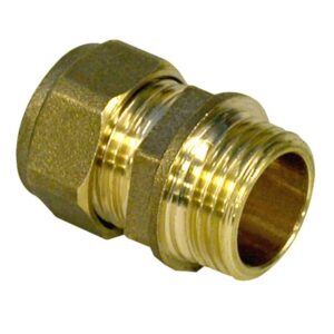 Compression Male Coupler - 15 x 15mm C/M