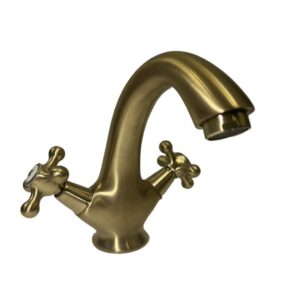Basin Mixer Brushed Gold - Victorian