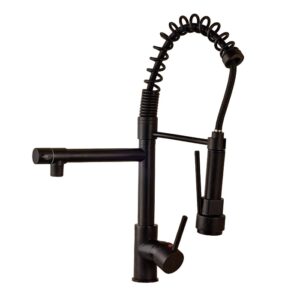 Brass Sink Deck Mixer - Black