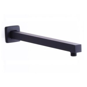 Shower Arm Long - Square (Black)