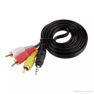 3.5mm Male Auxiliary Jack to 3 RCA Cable - 1.5M