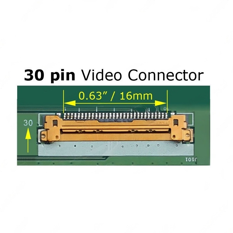 Laptop Screen for 15.6" Slim FHD - 30Pin (Back Connector)
