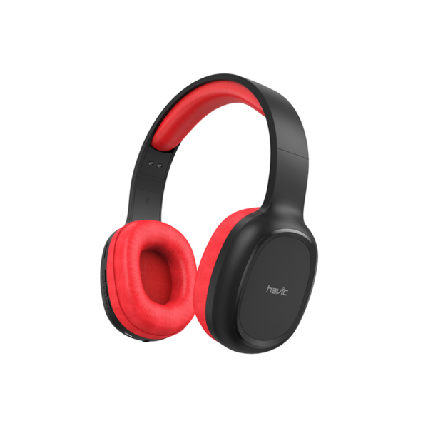 Havit H2590BT Headwear headset - Jujube_Red - Image 3