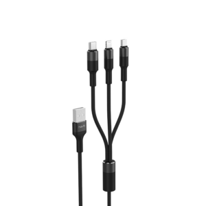 H691 | Havit 3 in 1 Data Transfer Cable - Black