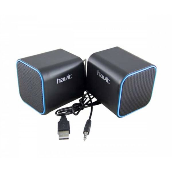 Havit HV-SK473 | 2.0 Channel USB Speaker - Blue - Image 2