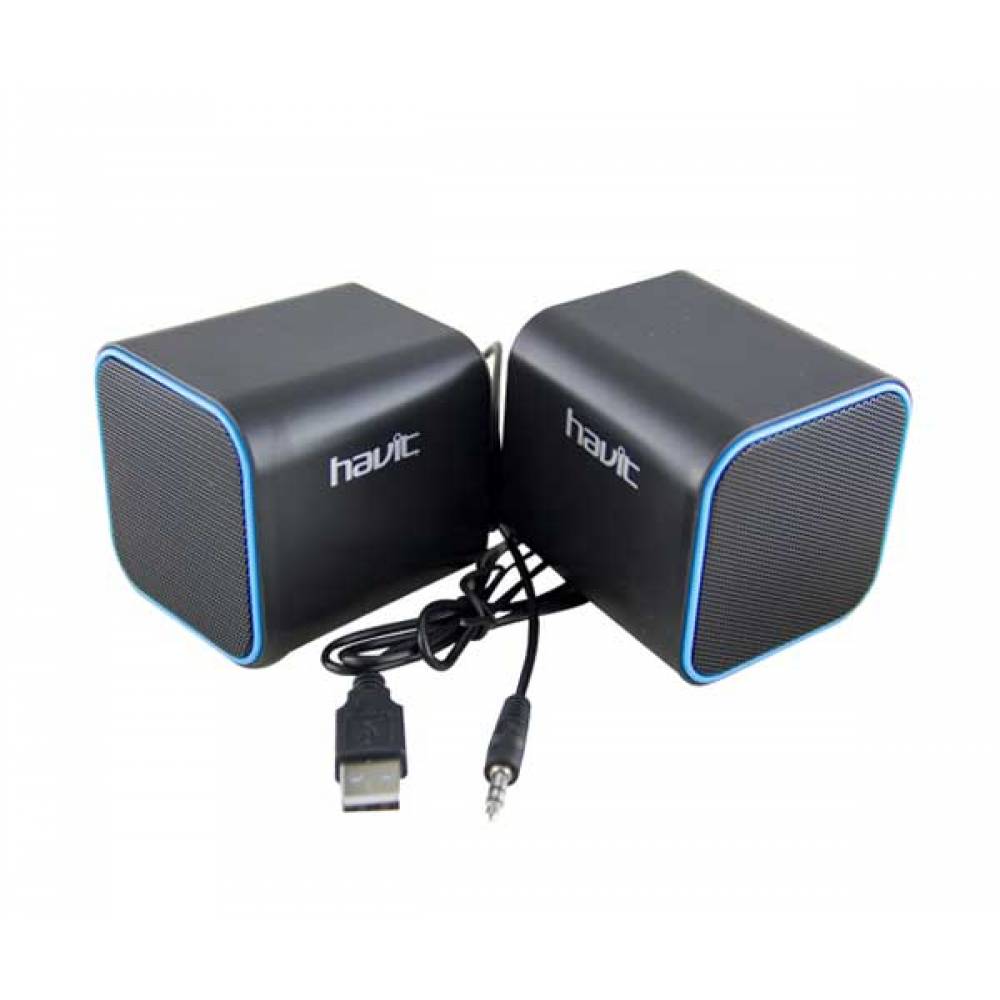 Havit HV-SK473 | 2.0 Channel USB Speaker - Blue