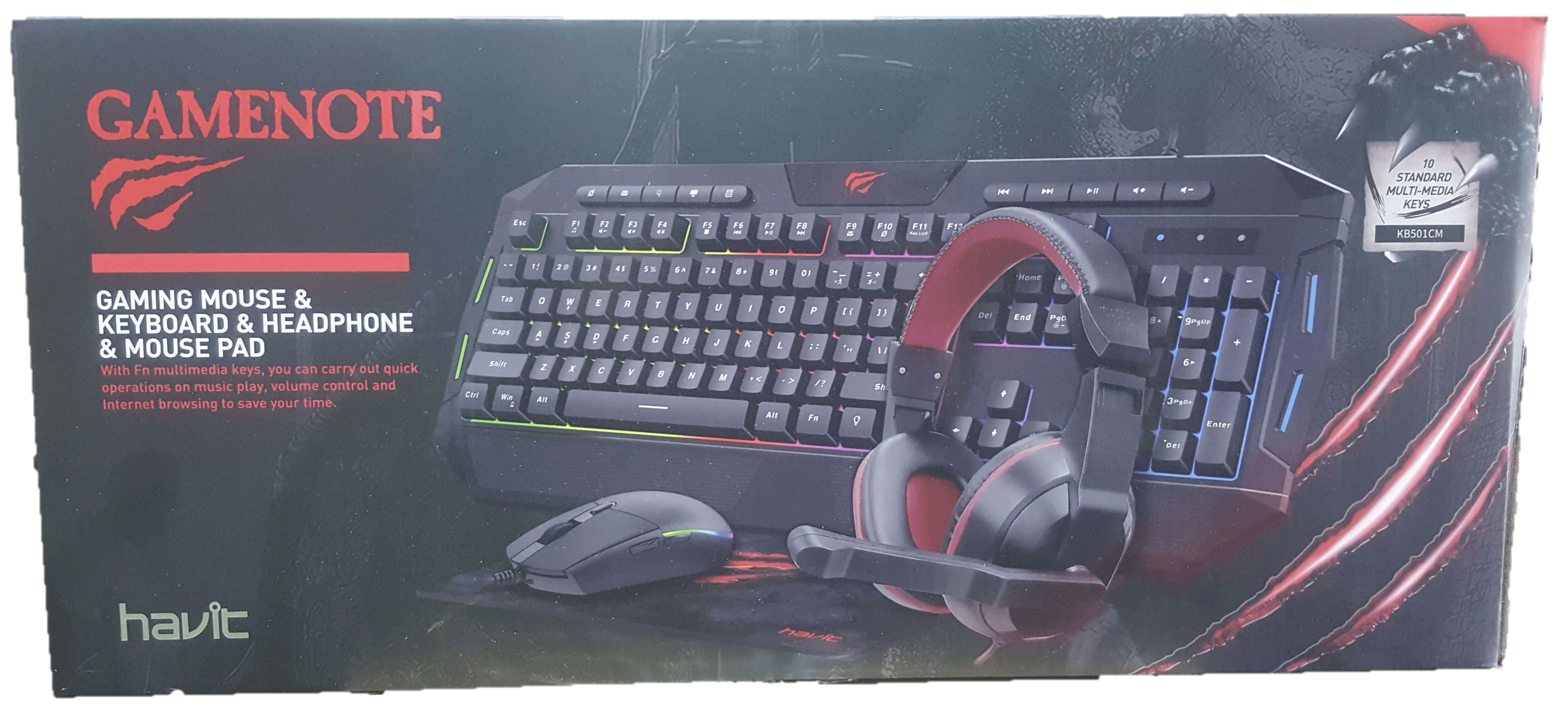 KB501CM | Havit 4in1 Gaming Combo