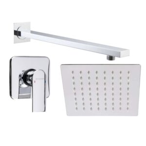 Shower Combo Square - Chrome