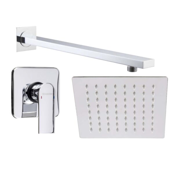 Shower Combo Square - Chrome