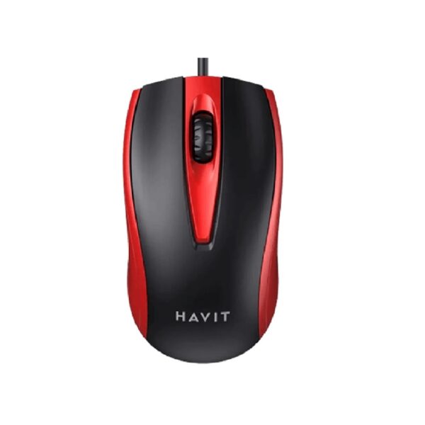 MS871 | Havit Wired USB Mouse - Black & Blue - Image 5