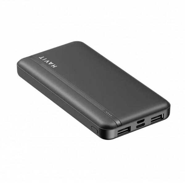PB89 | Havit 10,000mAh Power Bank - Black - Image 3