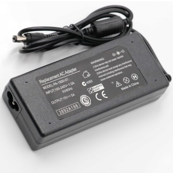 Toshiba Laptop Charger 15V 4A (60W) | 6.3 x 3.0mm Pin | Replacement for Toshiba Laptop Charger