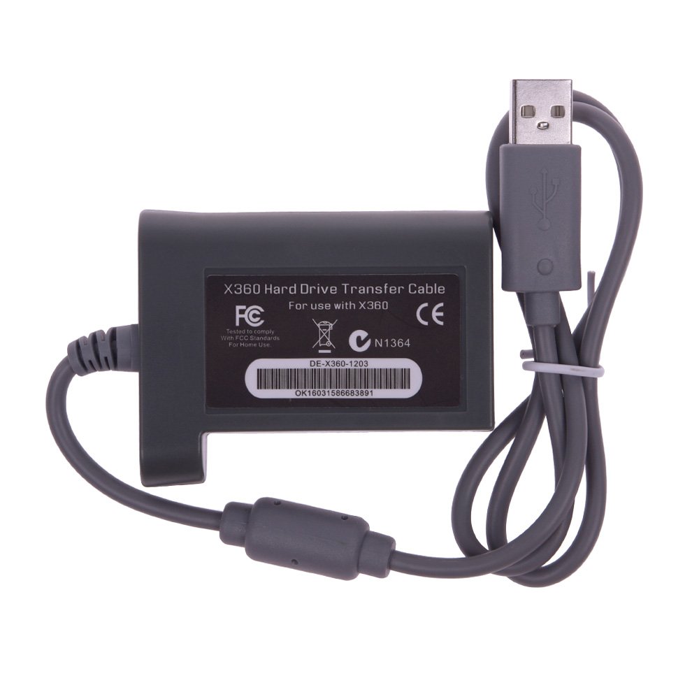 Microsoft Xbox 360 USB Hard Drive Data Sync Transfer Cable