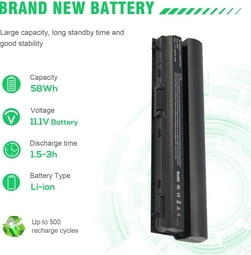 Dell E6320 Series Battery - 5200mAh